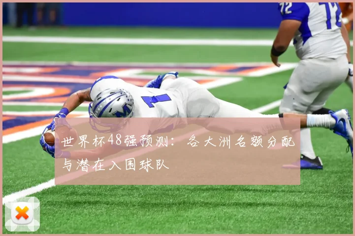 世界杯48强预测：各大洲名额分配与潜在入围球队